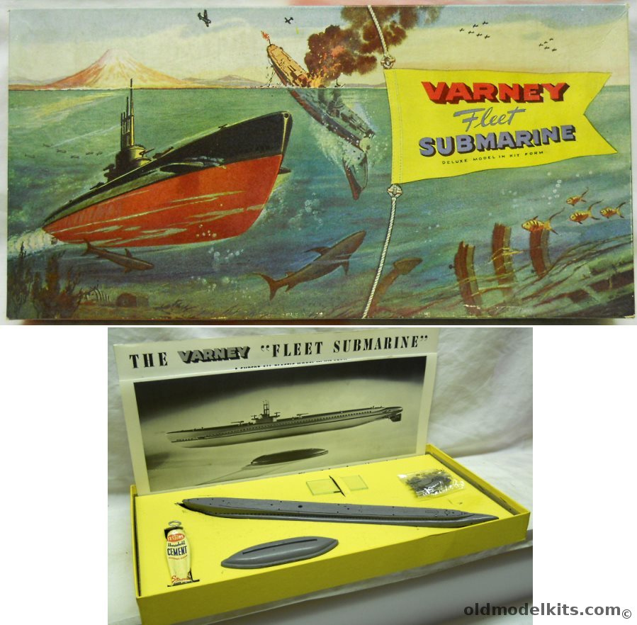 Varney 1/240 US Navy Fleet Submarine plastic model kit